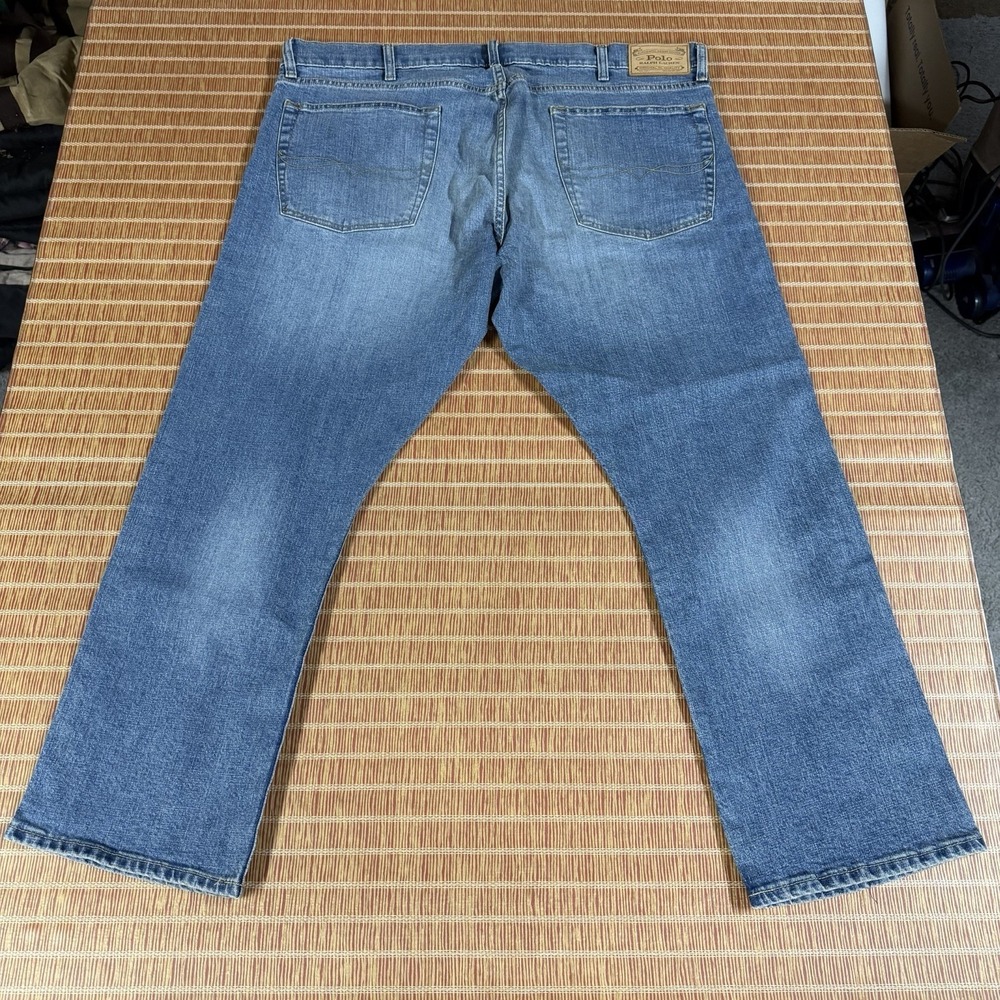 Polo Ralph Lauren Jeans Men's 40 x 30 Varick Slim Straight Medium Wash Denim - Picture 2 of 7